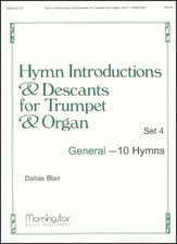 HYMN INTRODUCTIONS AND DESCANTS #4 TRUMPET AND ORGAN cover